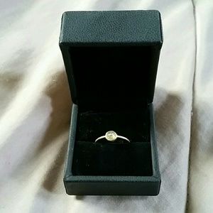 Handmade Dainty Rough Diamond Ring
